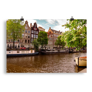 Boat on the Canal - Matte Print